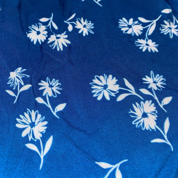 🆕Kate Spade Blue Floral Off The Shoulder Romper - Picture 8 of 11